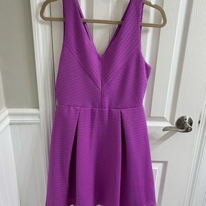 NWT Purple Sleeveless Lace Dress